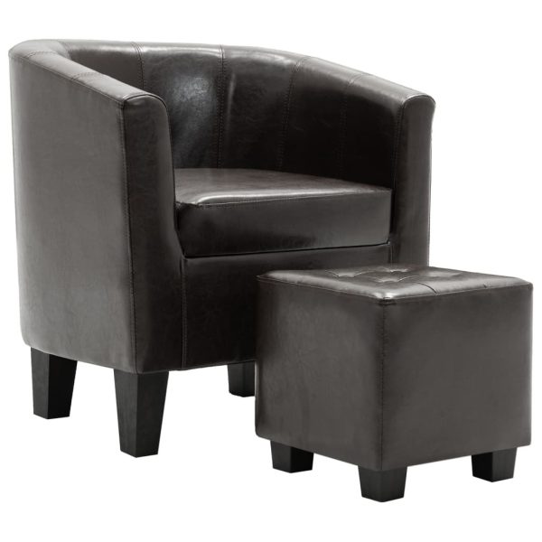 Tub Chair Faux Leather