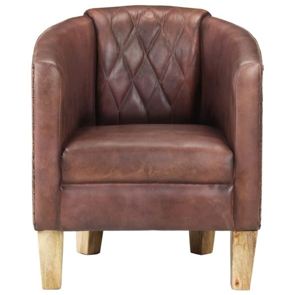 Tub Chair Real Leather