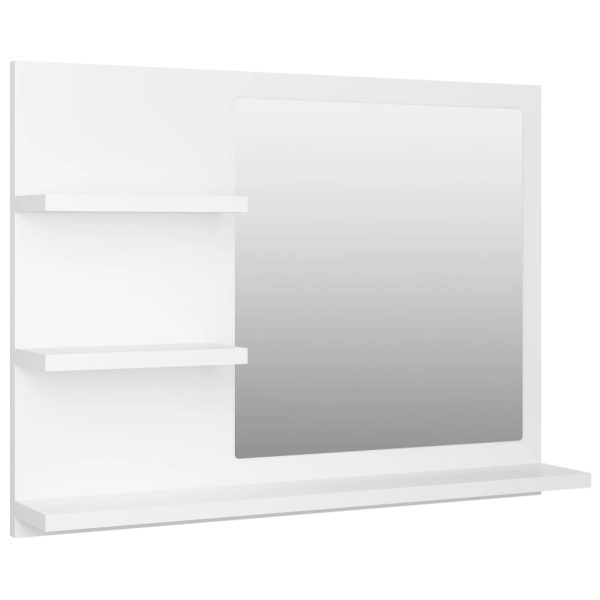 Bathroom Mirror 60×10.5×45 cm Engineered Wood