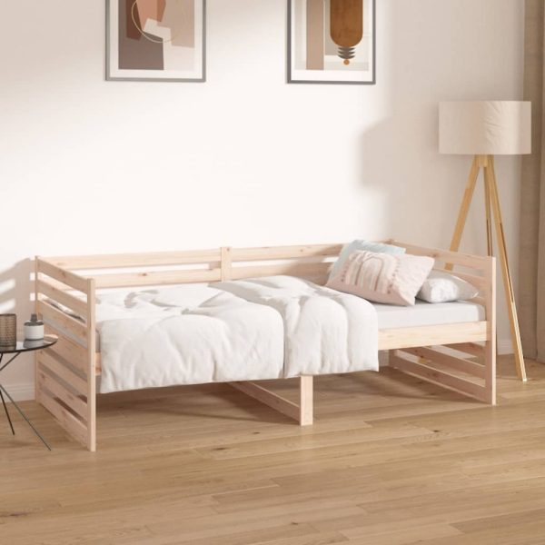 Brownsburg Day Bed 92×187 cm Single Bed Size Solid Wood Pine