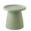 ArtissIn Coffee Table Mushroom Nordic Round Large Side Table 70CM – Green, 50×45 cm