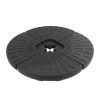 Instahut Outdoor Umbrella Stand 4 x Base Pod Plate Sand/Water Patio Cantilever Fanshaped – Round