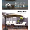 Instahut Outdoor Umbrella Stand 4 x Base Pod Plate Sand/Water Patio Cantilever Fanshaped – Square