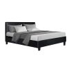 Artiss Neo Bed Frame Fabric – Black, DOUBLE