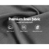 Artiss Nino Bed Frame Fabric – Grey, KING SINGLE