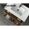 Cefito 900mm Bathroom Vanity Cabinet Basin Unit Sink Storage Wall Mounted – Oak and White
