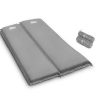 Weisshorn Single Size Self Inflating Matress Mat Joinable 10CM Thick – Grey, 190x112x10 cm