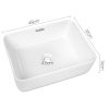 Cefito Ceramic Bathroom Basin Sink Vanity Above Counter Basins Bowl – White