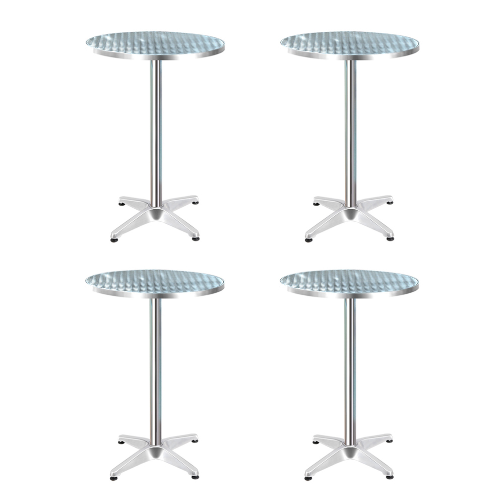 Gardeon Outdoor Bar Table Indoor Furniture Adjustable Aluminium
