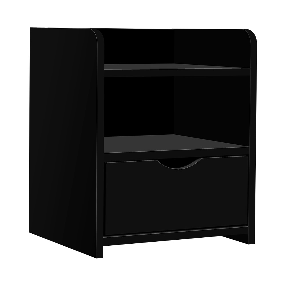 Artiss Bedside Table Drawer – Black