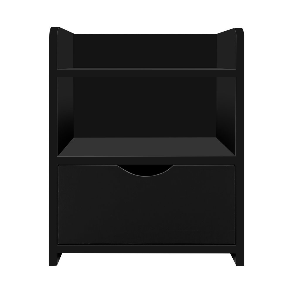 Artiss Bedside Table Drawer – Black