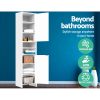 Artiss 185cm Bathroom Cabinet Tallboy Furniture Toilet Storage Laundry Cupboard – White