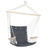 Gardeon Hammock Hanging Swing Chair – Grey, Without Stand