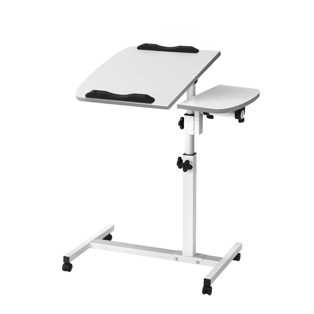 Artiss Laptop Table Desk Adjustable Stand – White