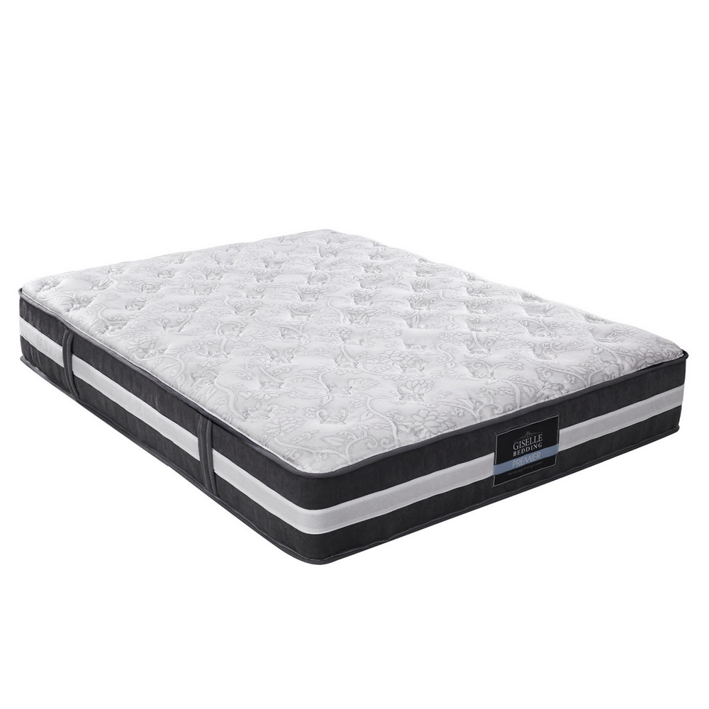 Giselle Mattress Bed Size 7 Zone Pocket Spring Medium Firm Foam 30cm – QUEEN