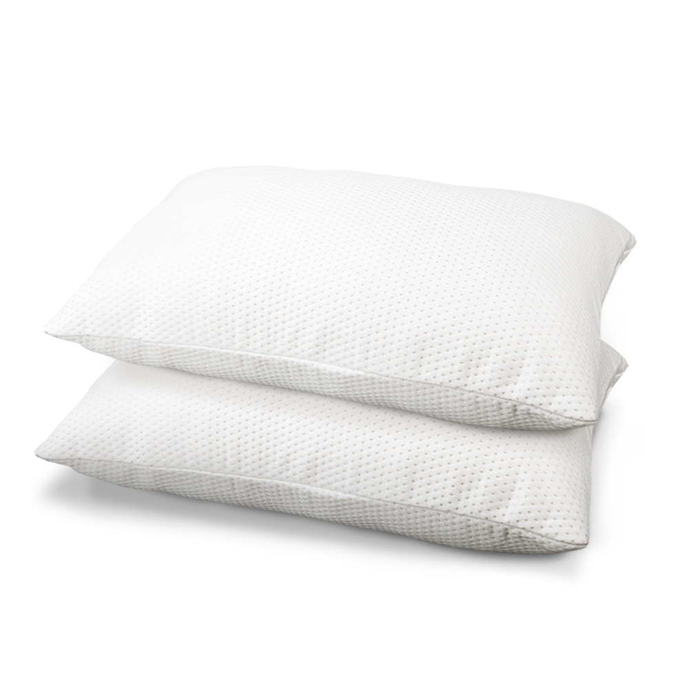 Set of 2 Visco Elastic Memory Foam Pillows