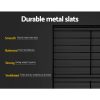Artiss Metal Bed Frame Platform Foundation Mattress Base SOL Black – KING SINGLE
