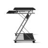 Artiss Metal Pull Out Table Desk – Black