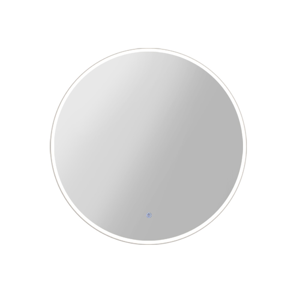 Embellir LED Wall Mirror With Light Bathroom Decor Round Mirrors Vintage – 70 cm