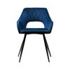 Artiss Set of 2 Caitlee Dining Chairs Kitchen Chairs Velvet Upholstered – Blue