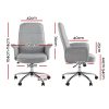 Fabric Office Chair Grey
