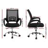 Artiss Office Chair Gaming Chair Computer Mesh Chairs Executive Mid Back – Black