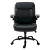 Artiss Office Chair Leather Computer Desk Chairs Executive Gaming Study – Black