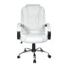 Artiss Office Chair Gaming Computer Chairs Executive PU Leather Seat – White