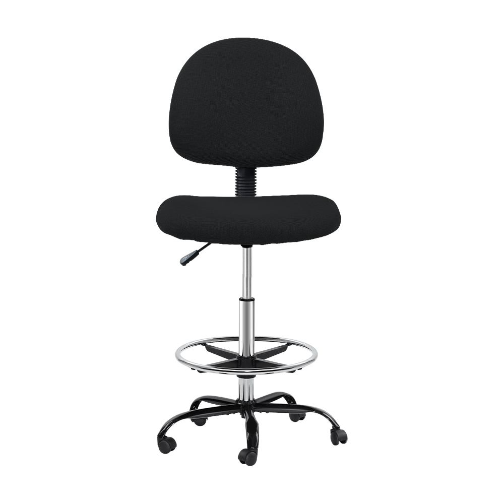 Office Chair Veer Drafting Stool Fabric Chairs Black
