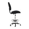 Office Chair Veer Drafting Stool Fabric Chairs Black