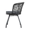 Gardeon Outdoor Patio Chair and Table – Black