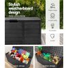 Gardeon 290L Outdoor Storage Box – Black