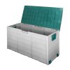 Gardeon 290L Outdoor Storage Box – Green and Grey
