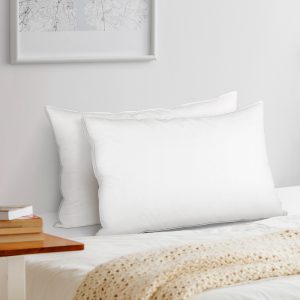 Giselle Bedding Goose Feather Down Twin Pack Pillow – 75×50 cm