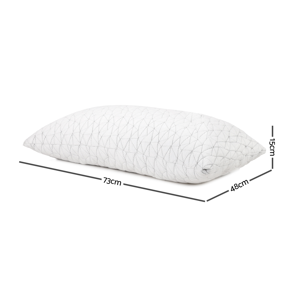 Giselle Bedding Set of 2 Rayon Memory Foam Pillow – SINGLE