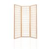 Artiss Room Divider Screen Wood Timber Dividers Fold Stand Wide – Beige, 3 Panel