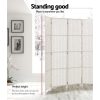 Artiss Room Divider Screen Privacy Timber Foldable Dividers Stand – White, 4 Panel