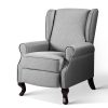 Artiss Recliner Chair Sofa Armchair Lounge Leather – Grey