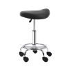 Artiss Saddle Salon Stool PU Swivel Barber Hair Dress Chair Hydraulic Lift