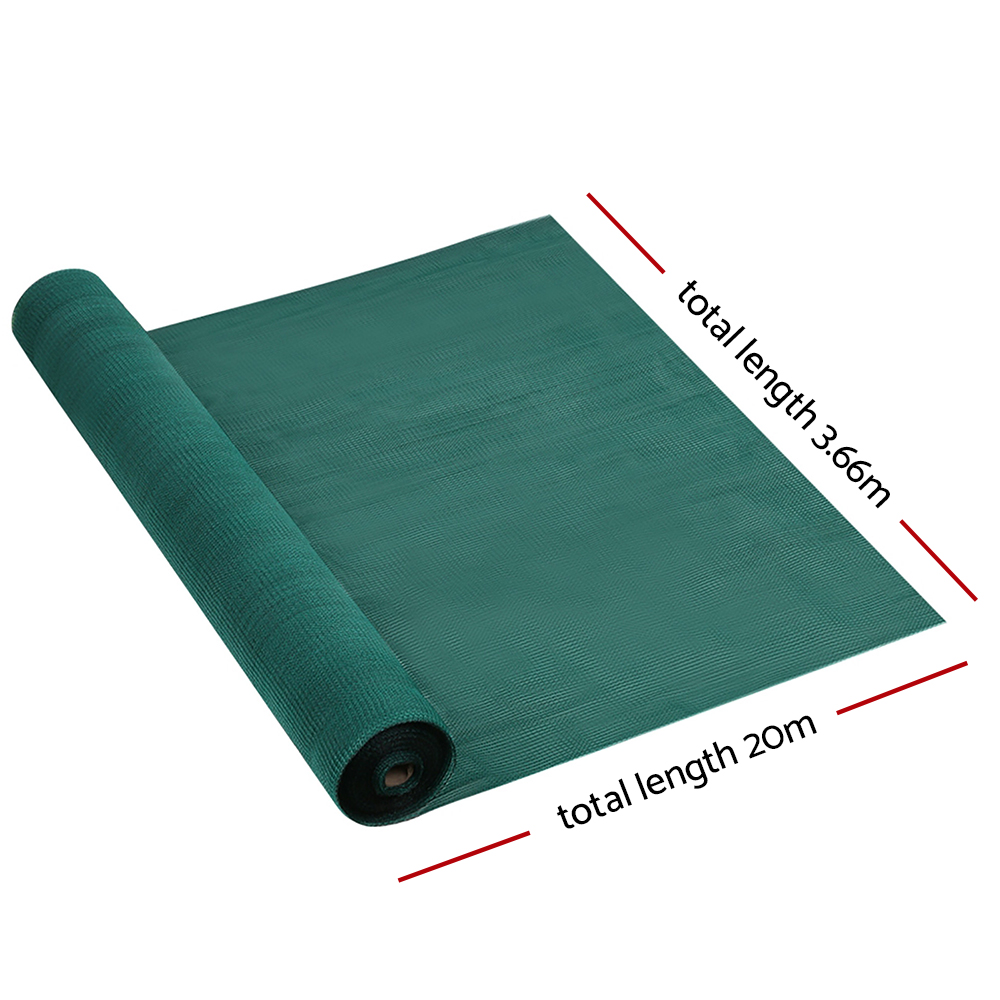 Instahut Shade Sail Cloth – Light Green, 3.66×20 m