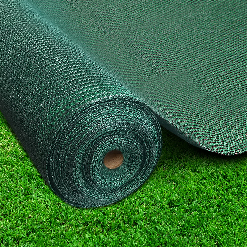 Instahut 70% Sun Shade Cloth Shadecloth Sail Roll Mesh Outdoor 175gsm – Green, 3.66×20 m