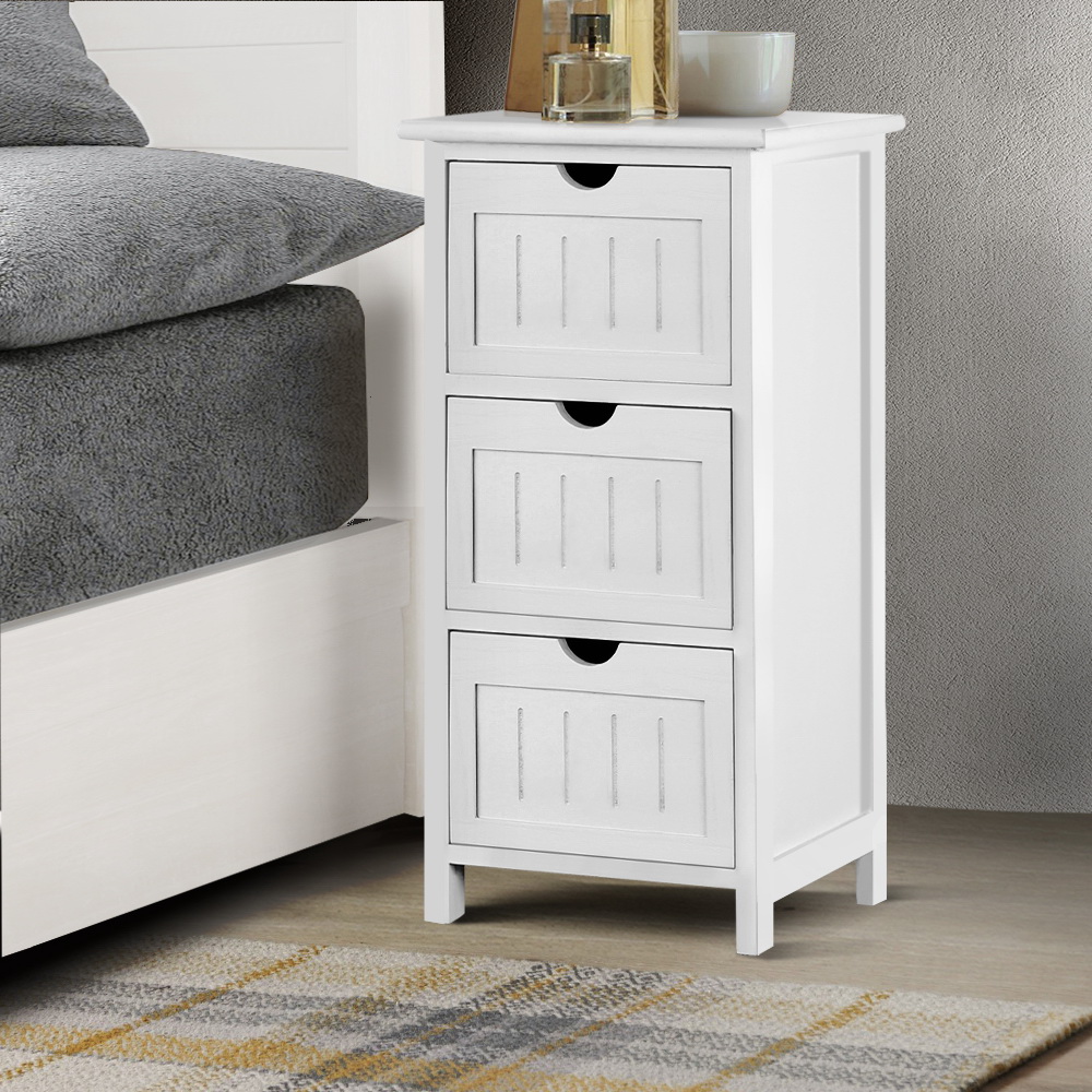 Bedside Table – White