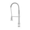 Cefito Pull Out Kitchen Tap Mixer Basin Taps Faucet Vanity Sink Swivel Brass WEL In – Silver