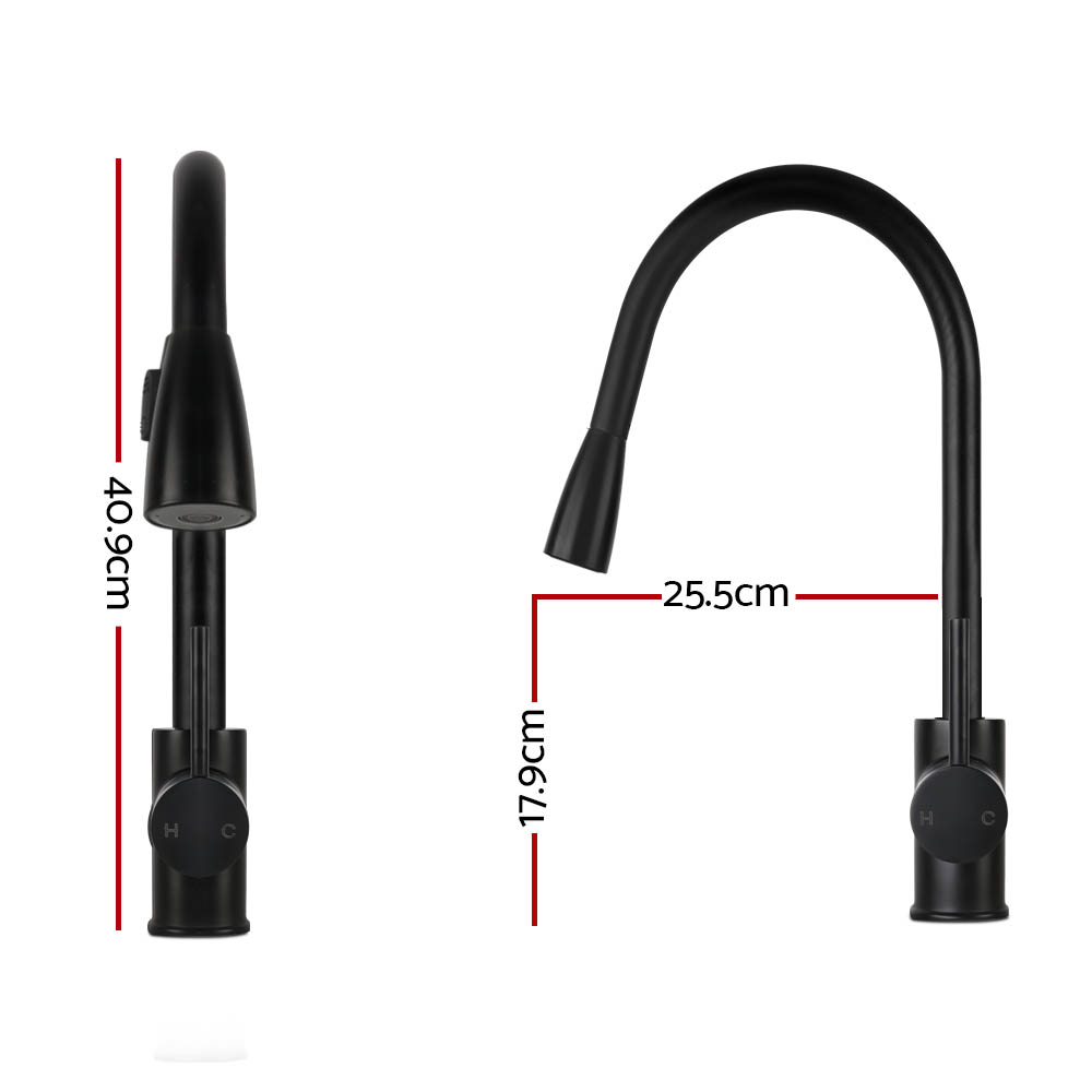 Cefito Pull-out Mixer Faucet Tap – Black