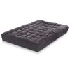 Giselle Mattress Topper Pillowtop 1000GSM Charcoal Microfibre Bamboo Fibre Filling Protector – DOUBLE