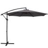 Instahut 3M Cantilevered Outdoor Umbrella – Charcoal
