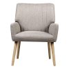 Artiss Armchair Lounge Chair Armchairs Accent Chairs Sofa Couch Fabric – Beige