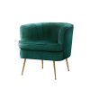 Artiss Armchair Lounge Accent Chair Armchairs Sofa Chairs Velvet Couch – Green