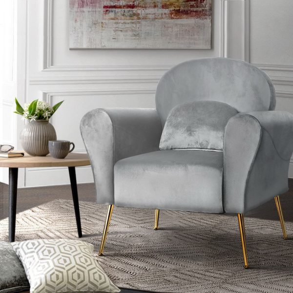Armchair Lounge Chair Accent Armchairs Chairs Sofa Cushion Velvet