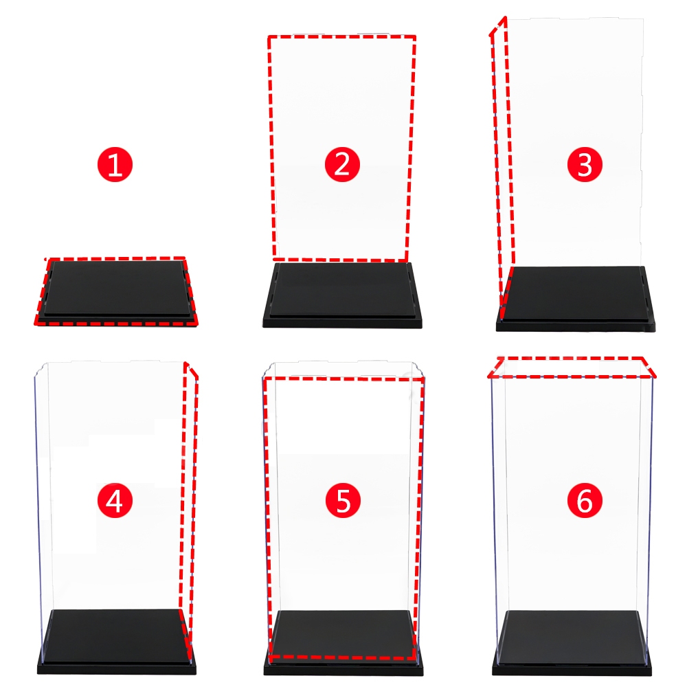 Acrylic Display Case Action Figure Box Dustproof Model Collections – 15x15x25 cm
